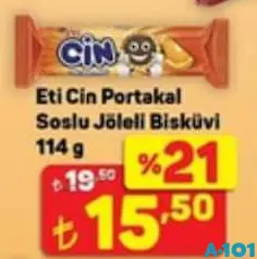 ETİ CİN PORTAKAL SOSLU JÖLELİ BİSKÜVİ 114 G ETİ CİN PORTAKAL SOSLU JÖLELİ BİSKÜVİ 114 G